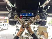 EXHAUST CATLESS CATTED 100/200/300 CELLS DOWNPIPE for ASTON MARTIN DB11/VANTAGE 4.0 M177 2016+