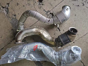 EXHAUST CATLESS CATTED 100/200/300 CELLS DOWNPIPE for ASTON MARTIN DB11/VANTAGE 4.0 M177 2016+