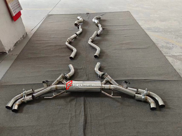 VALVED EXHAUST SYSTEM EXHAUST CATLESS CATTED 100/200/300 CELLS DOWNPIPE for ASTON MARTIN DBX 4.0 M177 2020+