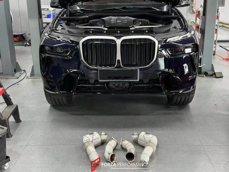 EXHAUST CATLESS DOWNPIPE for BMW X7 G07 M60i 4.4T 2024