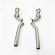 EXHAUST CATLESS DOWNPIPE WITH HEAT SHIELD for FERRARI PUROSANGUE V12 6.5 2022+ FORZA PERFORMANCE Custom Fit

Set includes:

Catless Downpipes
Connecting Pipes
Heat Shield
Material: Stainless Steel (Can be made of Titanium)

Production time: 10–15 days
