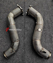 EXHAUST CATLESS DOWNPIPE WITH HEAT SHIELD for MCLAREN 750S 4.0T 2023+ FORZA PERFORMANCE Custom Fit

Set includes:

Catless Downpipes
Heat Shield
Material: Stainless Steel (Can be made of Titanium)

Production time: 10–15 days
