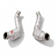 EXHAUST DOWNPIPE for BMW M5 F10 S63 4.4T 2011 - 2017

Set includes:

Downpipe
Material: Stainless Steel (Can be made of Titanium)

Production time: 10–15 days