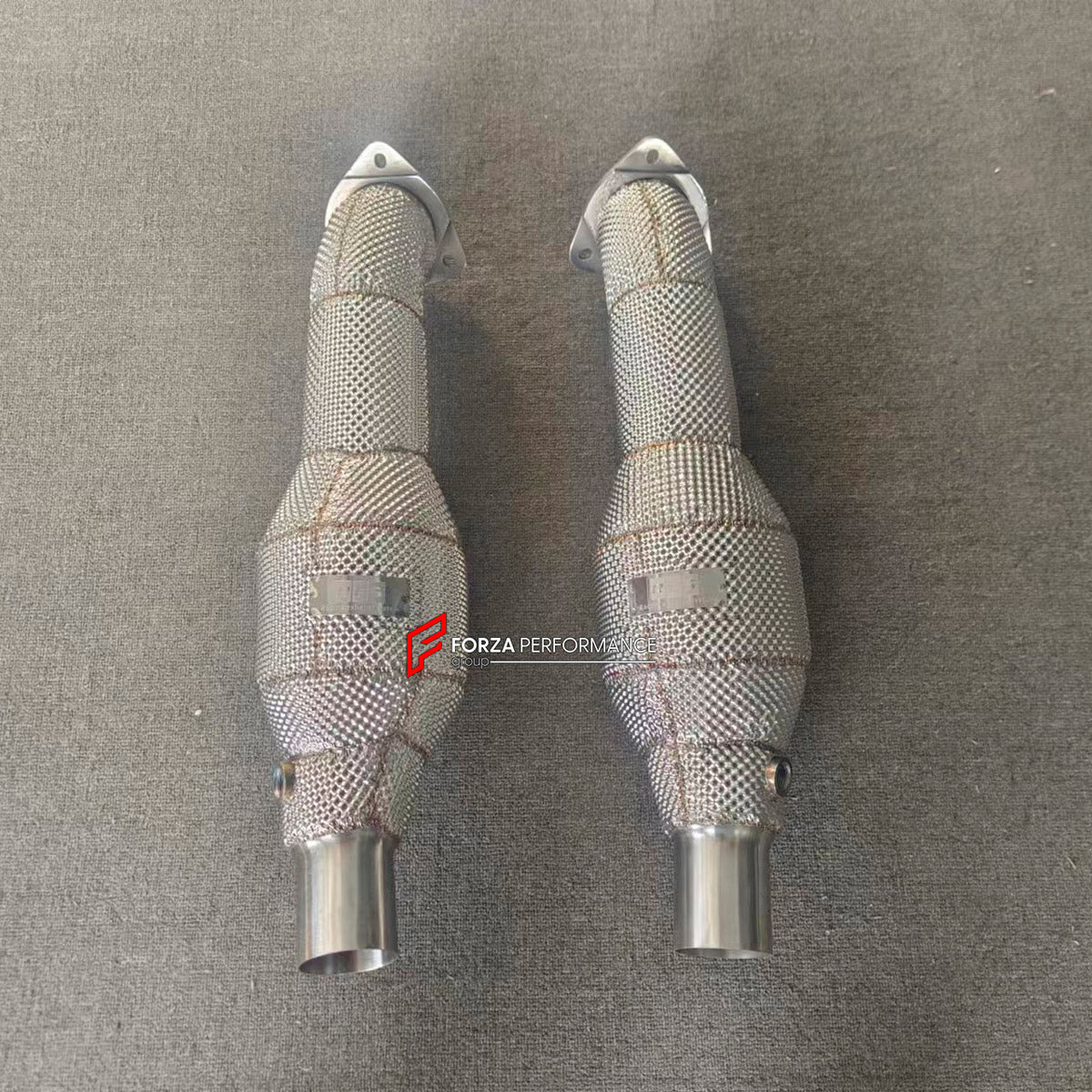 CATLESS / CATTED DOWNPIPE (100, 200, 300 CELLS) for Ferrari F430 2004 - 2009

Set includes:

200 Cell Downpipe With Heat Shield
Material: Stainless Steel (Can be made of Titanium)

Production time: 10–15 days

Why “Contact Us for Pricing”?
We don’t display fixed prices because our goal is to offer you the most competitive deal possible. Product costs often decrease over time, and by requesting a quote, you’ll receive our most up-to-date price on market.

FEATURES:

Engineered through digital prototyping usi