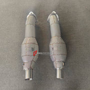 CATLESS / CATTED DOWNPIPE (100, 200, 300 CELLS) for Ferrari F430 2004 - 2009

Set includes:

200 Cell Downpipe With Heat Shield
Material: Stainless Steel (Can be made of Titanium)

Production time: 10–15 days

Why “Contact Us for Pricing”?
We don’t display fixed prices because our goal is to offer you the most competitive deal possible. Product costs often decrease over time, and by requesting a quote, you’ll receive our most up-to-date price on market.

FEATURES:

Engineered through digital prototyping usi