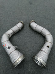 EXHAUST DOWNPIPE for LAMBORGHINI URUS SE 2025+ 4.0T

Material: Stainless steel

Optionally for an extra cost:

Catless Downpipe
Heat shield protection

NOTE: Professional installation is required.