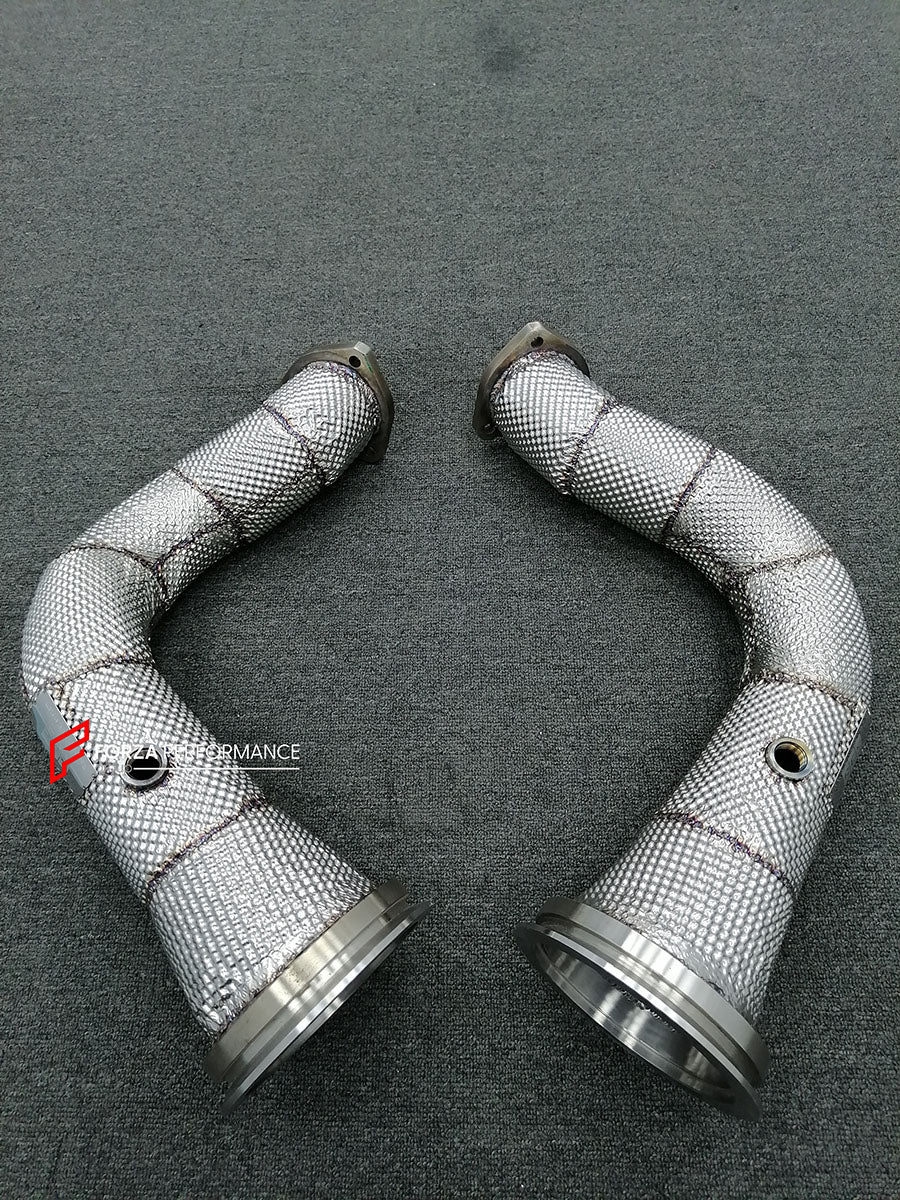 EXHAUST DOWNPIPE for LAMBORGHINI URUS SE 2025+ 4.0T

Material: Stainless steel

Optionally for an extra cost:

Catless Downpipe
Heat shield protection

NOTE: Professional installation is required.
