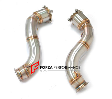 EXHAUST DOWNPIPE for MCLAREN 720S 4.0T 2017 - 2023

Material: Stainless steel

Optionally for an extra cost:

Heat shield protection
200 cell catalytic converter

Production time: 10 working days

NOTE: Professional installation is required.

FEATURES:

Engineered Digital prototyping using 3D CAD design software, each car model chassis has been 3D laser scanned in the factor
Factory run all test cars on Italian 1200HP Dyno machine, to make the best performance design of exhaust
CNC bending machine accuratel