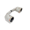 EXHAUST DOWNPIPE for PORSCHE 911 992 CARRERA TARGA 3.0T 2019 - 2025

Material: Stainless steel

Optionally for an extra cost:

Heat shield protection
200 cell catalytic converter

Production time: 10 working days

NOTE: Professional installation is required.

FEATURES:

Engineered Digital prototyping using 3D CAD design software, each car model chassis has been 3D laser scanned in the factor
Factory run all test cars on Italian 1200HP Dyno machine, to make the best performance design of exhaust
CNC bending 