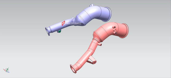 EXHAUST DOWNPIPE for PORSCHE MACAN 95B FACELIFT GTS 2.9T 2020 - 2023

Material: Stainless steel

Optionally for an extra cost:

Heat shield protection
200 cell catalytic converter

Production time: 10 working days

NOTE: Professional installation is required.

FEATURES:

Engineered Digital prototyping using 3D CAD design software, each car model chassis has been 3D laser scanned in the factor
Factory run all test cars on Italian 1200HP Dyno machine, to make the best performance design of exhaust
CNC bending