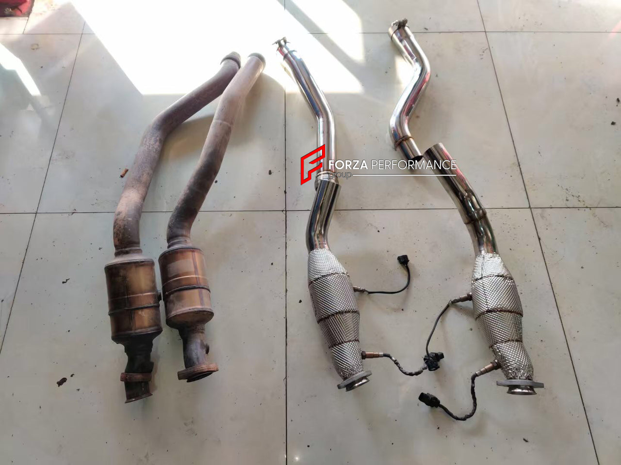 EXHAUST DOWNPIPE or MERCEDES BENZ GL500 X166 4.6T

Set includes:

Downpipe

Material: Stainless steel&nbsp;

NOTE: Professional installation is required.

Why “Contact Us for Pricing”?