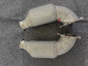 CATLESS / CATTED DOWNPIPE (100, 200, 300 CELLS) for PORSCHE 911 992.2 TURBO S 3.6 2025+

Set includes:

Catted or Catless Downpipes
Material: Stainless Steel (Can be made of Titanium)

Production time: 10-15 days