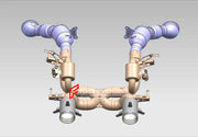 EXHAUST SYSTEM X-Pipe for FERRARI SF90 2019+