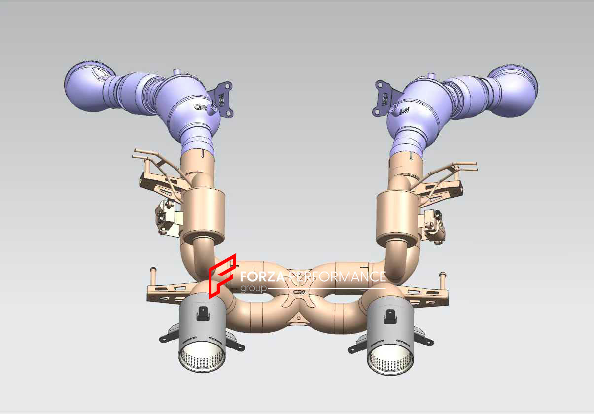 EXHAUST SYSTEM X-Pipe for FERRARI SF90 2019+