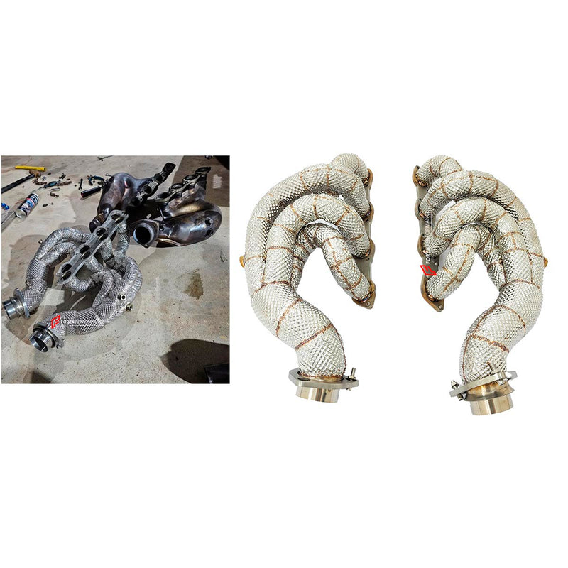 EQUAL LENGTH EXHAUST HEADERS MANIFOLDS for FERRARI F430 4.3 V8 2004 - 2009