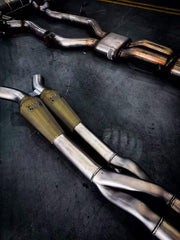 EXHAUST MID PIPE for BMW M2 G87 M3 G80 G81 M4 G82 G83 2020+

Set includes:

Mid Pipe
Material: Stainless Steel (Can be made of Titanium)

Production time: 10–15 days