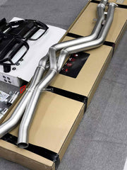 EXHAUST MID PIPE for BMW M4 G82 G83 2021+ FORZA PERFORMANCE custom fit 3DX Style

Set includes:

Mid Pipe
Material: Stainless Steel (Can be made of Titanium)

Production time: 10–15 days