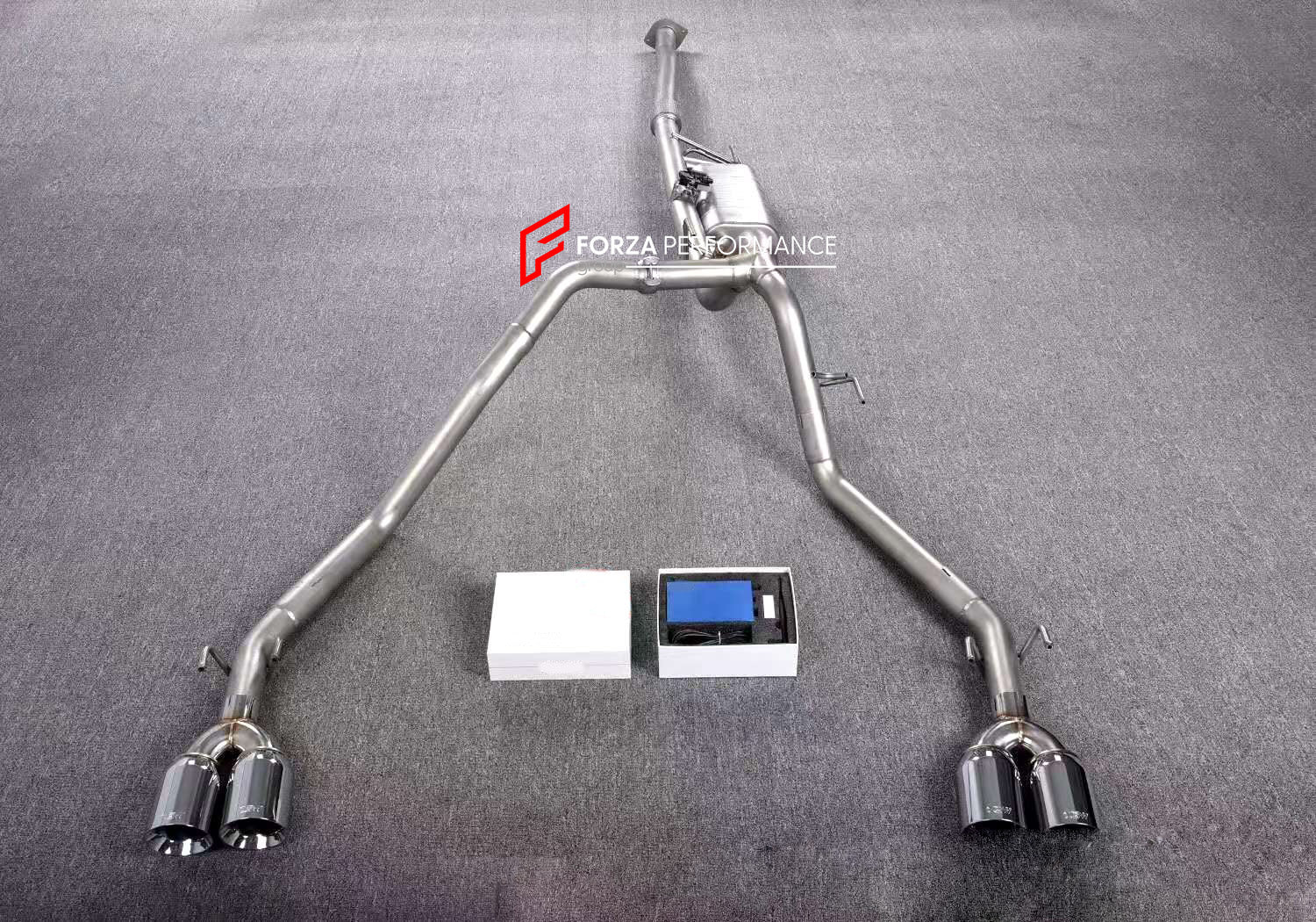 VALVED EXHAUST CATBACK MUFFLER for Ford F-150 3.5T