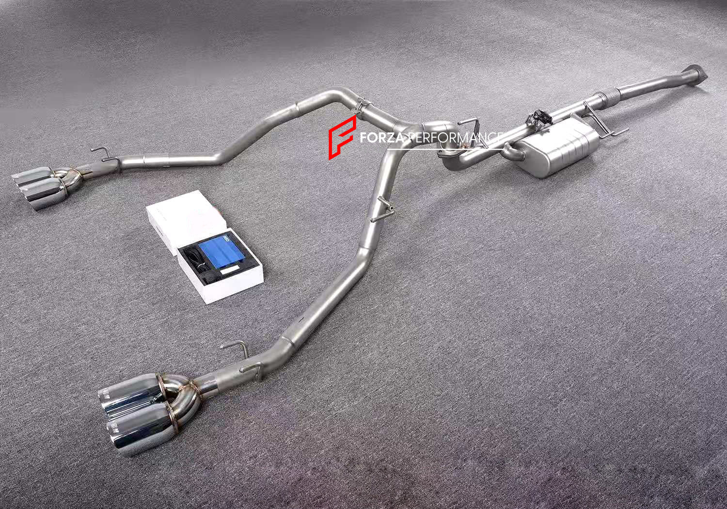VALVED EXHAUST CATBACK MUFFLER for Ford F-150 3.5T