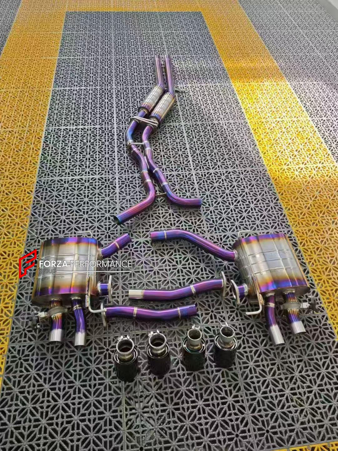 EXHAUST CATBACK MUFFLER for AUDI A7 C8 S-LINE 2019+ 3.0L

Set includes:

Center Pipes
Muffler with Valves
Exhaust Tips
Valve Control Box with Remote Control
Material: Stainless Steel (can be made in Titanium)

Production time: 10–15 days