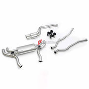 EXHAUST SYSTEM for BMW 8 SERIES G14 G15 G16 840I 2018+

Set includes:

Mid Pipe
Y-Pipe
Valved Bypass Muffler
Exhaust Tips
Material: Stainless Steel (Can be made of Titanium)

Production time: 10–15 days