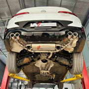 EXHAUST SYSTEM for BMW X4 G02 2018+

Set includes:

Mid Pipe
Valved Bypass Muffler
Exhaust Tips
Electronic Remote Valve Control
Material: Stainless Steel (Can be made of Titanium)

Production time: 10–15 days