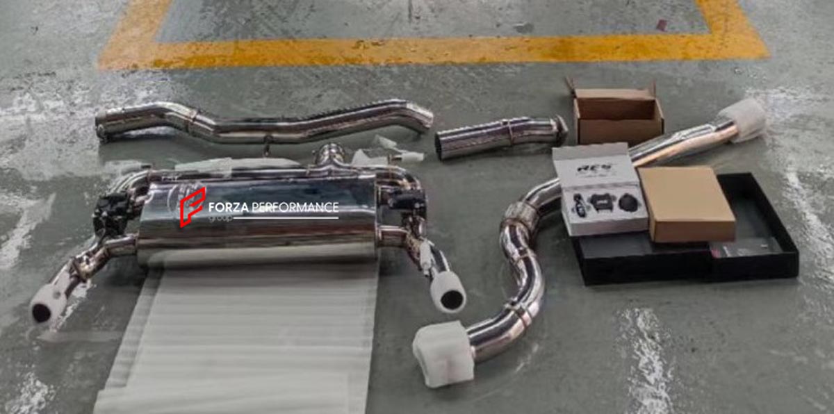 EXHAUST CATBACK MUFFLER for Cadillac CT4 2.0T 2020+

Set includes:

Mid Pipe
Valved Bypass Muffler
Electronic Remote Valve Control
(No tips)
Material: Stainless Steel (Can be made of Titanium)

Production time: 10–15 days