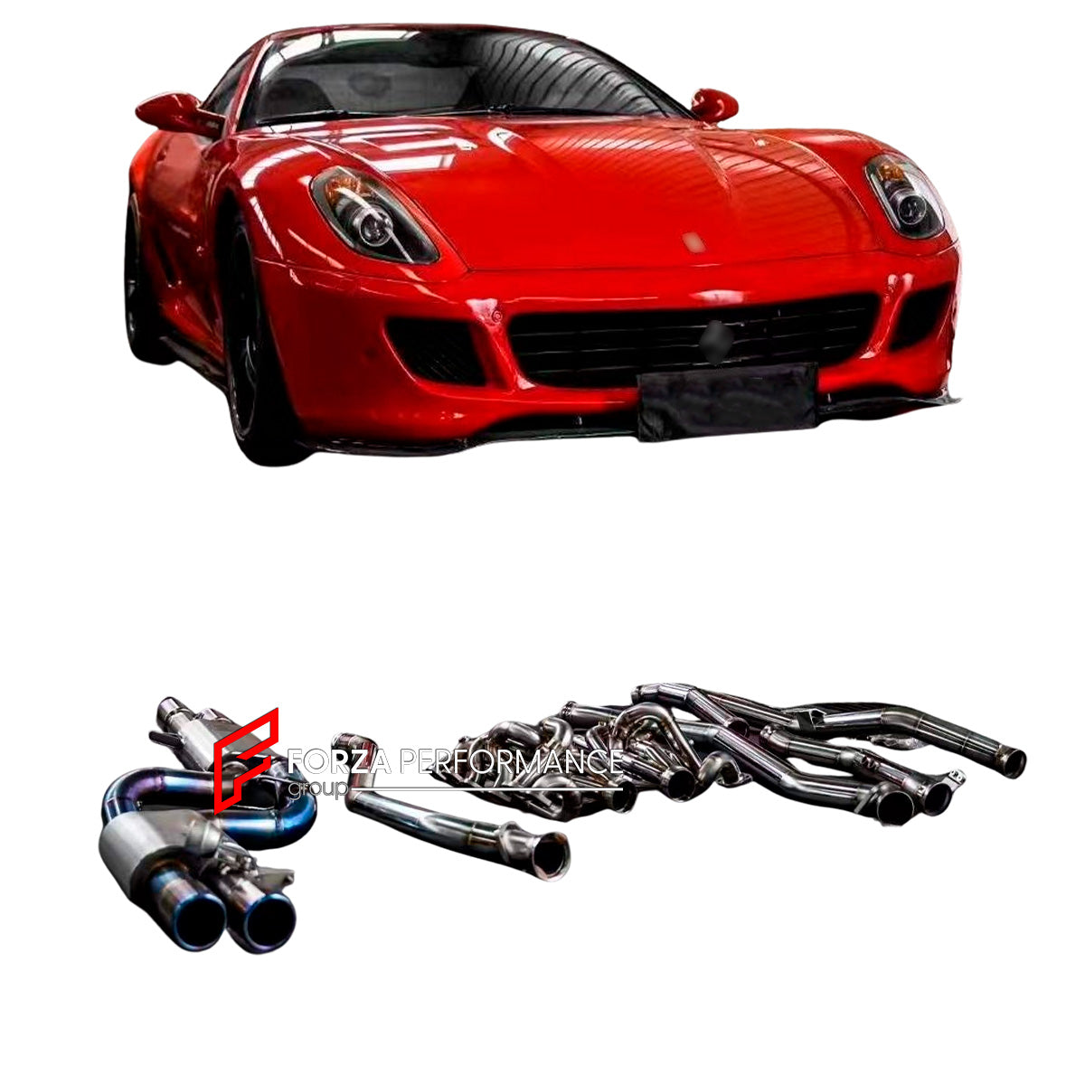 EXHAUST SYSTEM for FERRARI 599 V12 6.0L 2006 - 2012