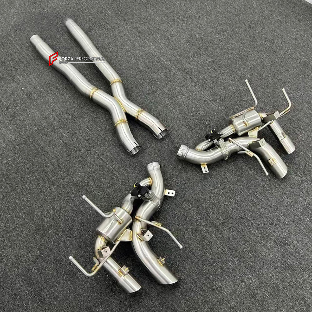 EXHAUST CATBACK MUFFLER for Ferrari Purosangue 2023+

Set includes:

X-Pipe
Valved Bypass Muffler
Exhaust Tips
Material: Titanium (Can be made of Stainless Steel)

Production time: 10–15 days

Why “Contact Us for Pricing”?
We don’t display fixed prices because our goal is to offer you the most competitive deal possible. Product costs often decrease over time, and by requesting a quote, you’ll receive our most up-to-date price on market.

FEATURES:

Engineered through digital prototyping using advanced 3D CA