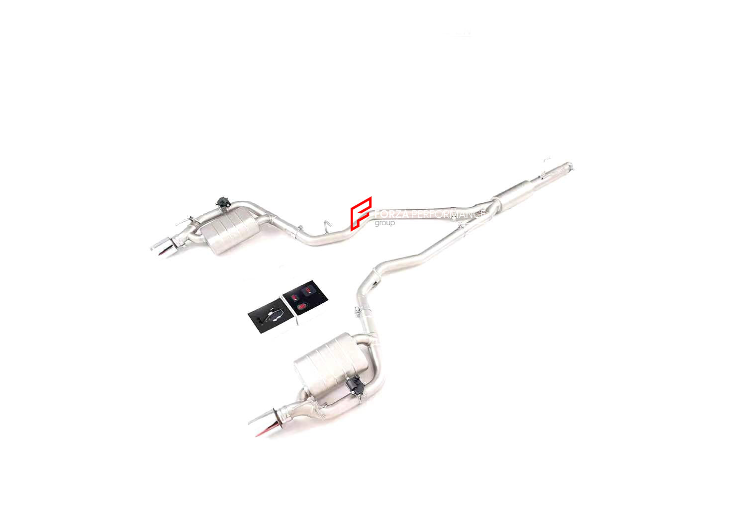 VALVED EXHAUST CATBACK MUFFLER for Ford Explorer 2020+ 2.3T