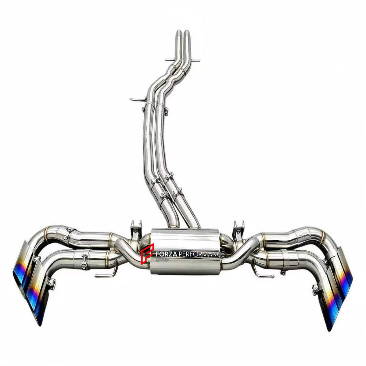 EXHAUST SYSTEM for LAMBORGHINI URUS SE 2024+

Set includes:

Mid Pipe
Valved Bypass Muffler
Exhaust Tips
Material: Stainless Steel (Can be made of Titanium)

Production time: 10–15 days
