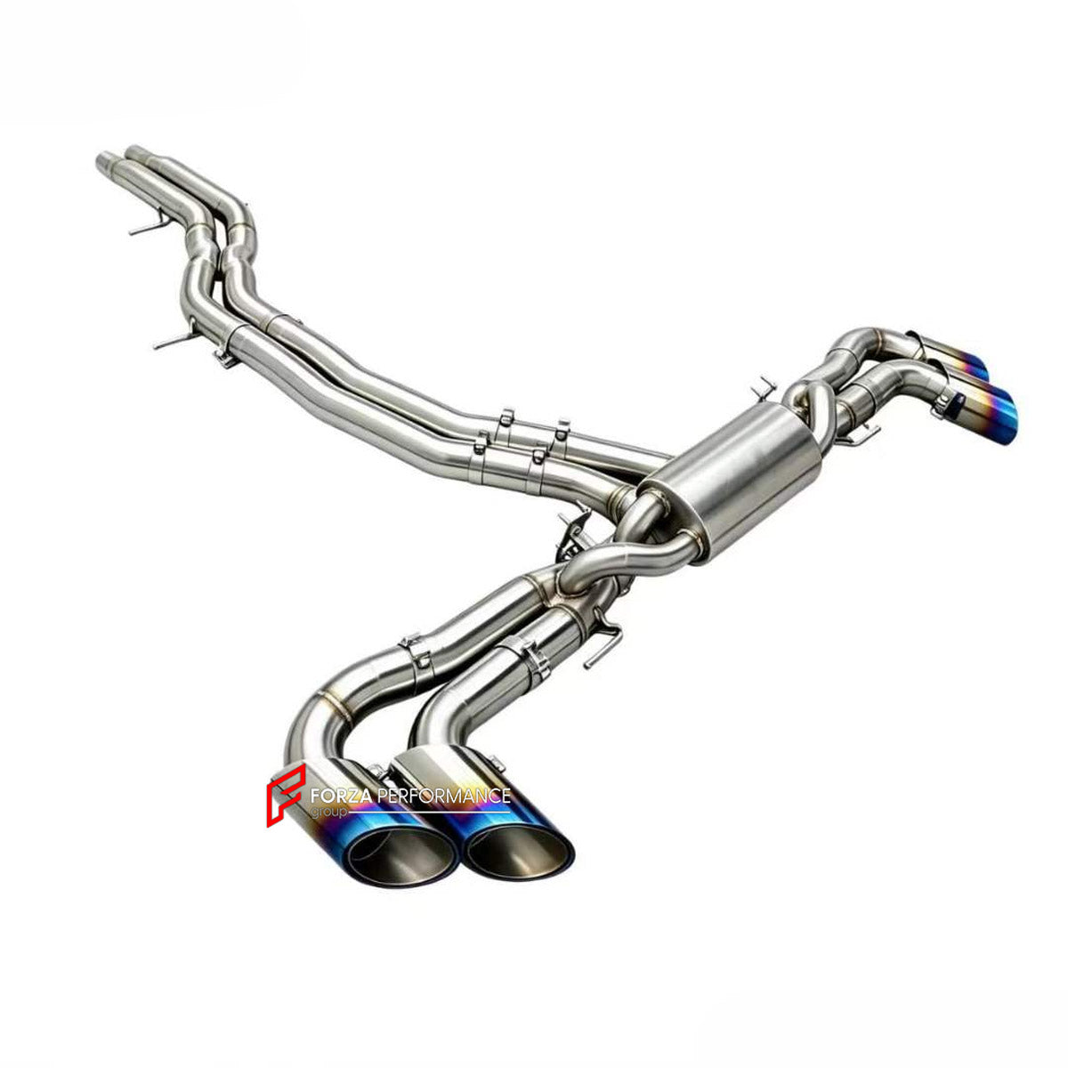 EXHAUST SYSTEM for LAMBORGHINI URUS SE 2024+

Set includes:

Mid Pipe
Valved Bypass Muffler
Exhaust Tips
Material: Stainless Steel (Can be made of Titanium)

Production time: 10–15 days