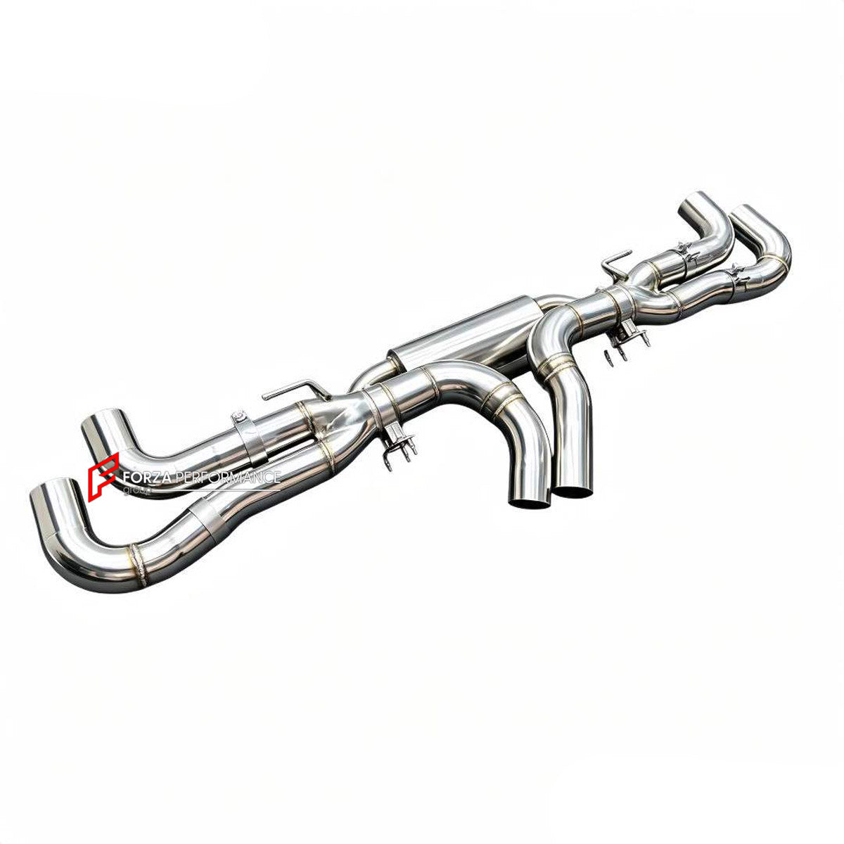 EXHAUST SYSTEM for LAMBORGHINI URUS SE 2024+

Set includes:

Mid Pipe
Valved Bypass Muffler
Exhaust Tips
Material: Stainless Steel (Can be made of Titanium)

Production time: 10–15 days