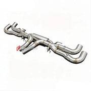 EXHAUST SYSTEM for LAMBORGHINI URUS SE 2024+

Set includes:

Mid Pipe
Valved Bypass Muffler
Exhaust Tips
Material: Stainless Steel (Can be made of Titanium)

Production time: 10–15 days