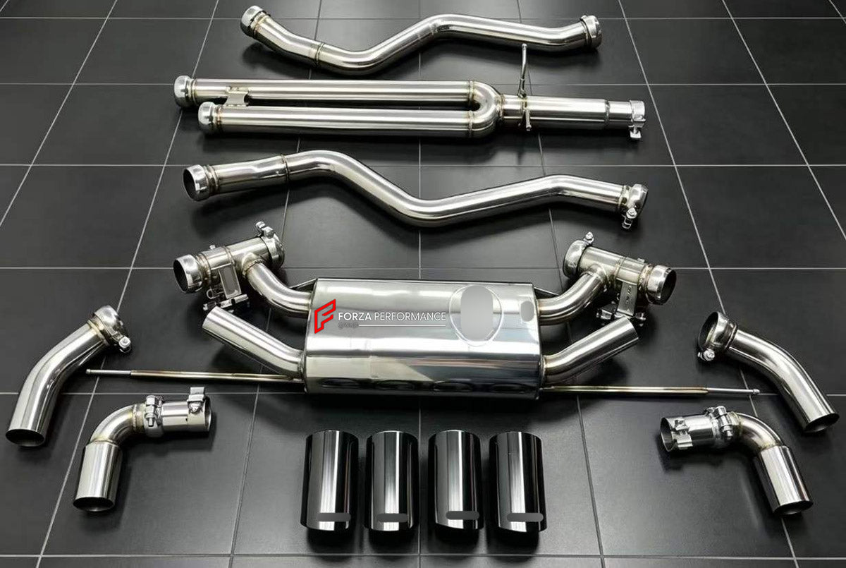 EXHAUST SYSTEM for LAND ROVER DEFENDER L663 110 P300 2.0T 2019+

Set includes:

Mid Pipe
Valved Bypass Muffler
Exhaust Tips
Material: Stainless Steel (Can be made of Titanium)

Production time: 10–15 days