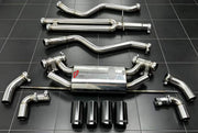EXHAUST SYSTEM for LAND ROVER DEFENDER L663 110 P300 2.0T 2019+

Set includes:

Mid Pipe
Valved Bypass Muffler
Exhaust Tips
Material: Stainless Steel (Can be made of Titanium)

Production time: 10–15 days