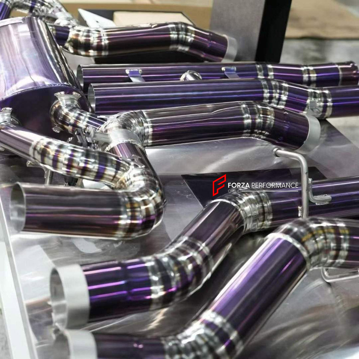 EXHAUST SYSTEM for MERCEDES-BENZ AMG GT C190 2014 - 2022

Set includes:

Mid Pipe
Valved Bypass Muffler
Exhaust Tips
Material: Titanium (Can be made of Stainless Steel)

Production time: 10–15 days