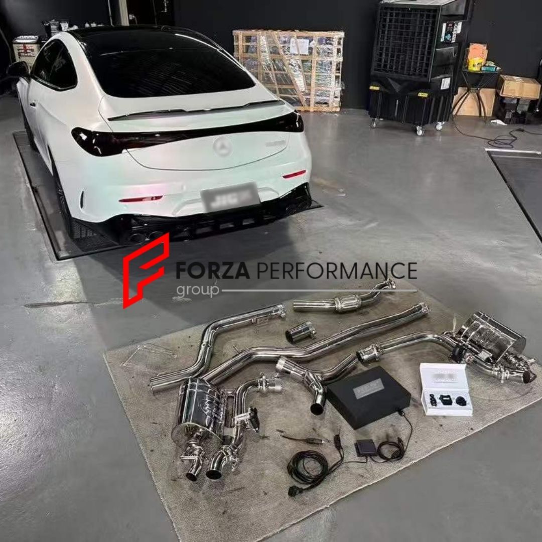 EXHAUST CATBACK MUFFLER for Mercedes Benz CLE 300 2.0 2024 - 2026

Set includes:

Center Pipes
Valved Bypass Muffler
Electronic Remote Valve Control
Material: Stainless Steel (Can be made of Titanium)

Production time: 10–15 days