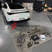 EXHAUST CATBACK MUFFLER for Mercedes Benz CLE 300 2.0 2024 - 2026

Set includes:

Center Pipes
Valved Bypass Muffler
Electronic Remote Valve Control
Material: Stainless Steel (Can be made of Titanium)

Production time: 10–15 days