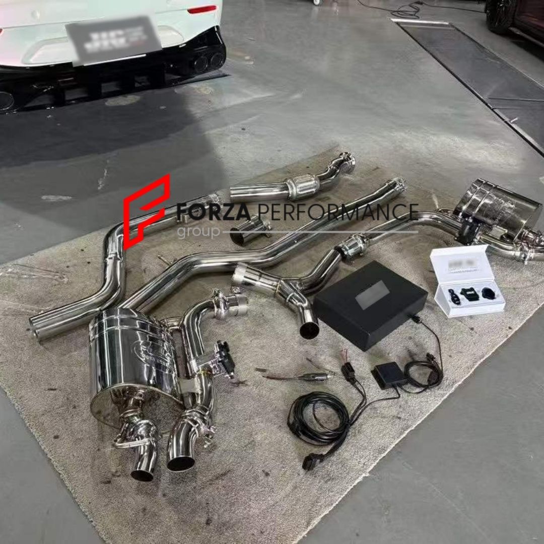 EXHAUST CATBACK MUFFLER for Mercedes Benz CLE 300 2.0 2024 - 2026

Set includes:

Center Pipes
Valved Bypass Muffler
Electronic Remote Valve Control
Material: Stainless Steel (Can be made of Titanium)

Production time: 10–15 days