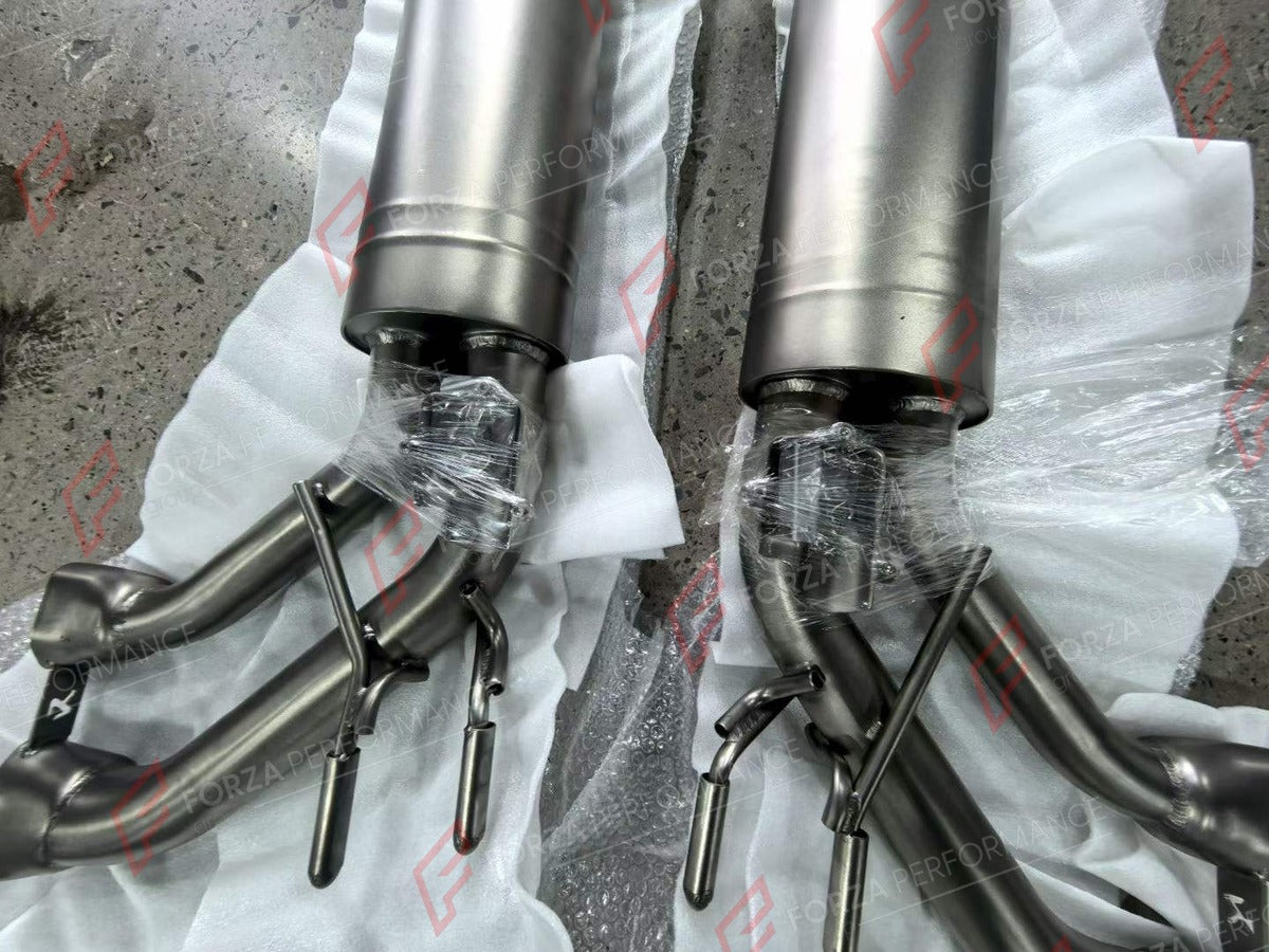 EXHAUST SYSTEM for MERCEDES-BENZ G-CLASS W464 2018 - 2024 FORZA PERFORMANCE custom fit AK Style

Set includes:

Side Pipes
Valved Bypass Muffler
Exhaust Tips
Material: Stainless Steel (Can be made of Titanium)

Production time: 10–15 days