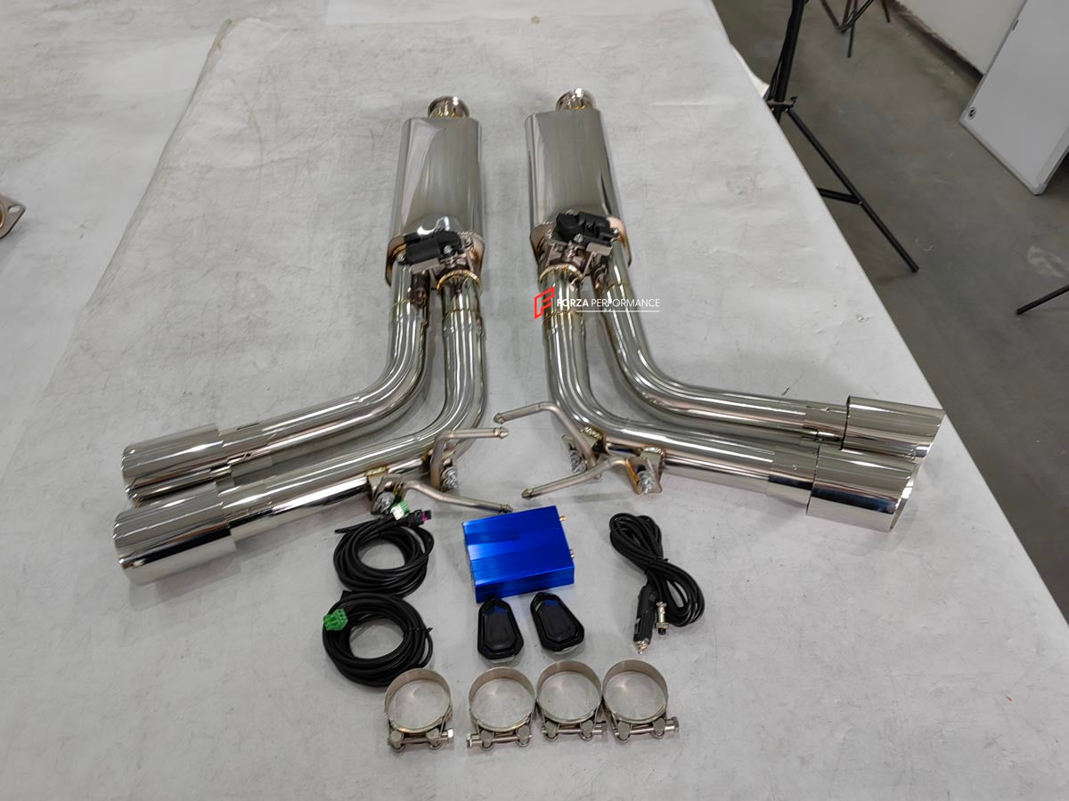 EXHAUST CATBACK MUFFLER for MERCEDES BENZ G CLASS W464 W463A G550 4.0 2018 - 2024

Set includes:

Valved Bypass Mufflers
Exhaust Tips
Material: Titanium (Can be made of Stainless Steel)

Production time: 10-15 days