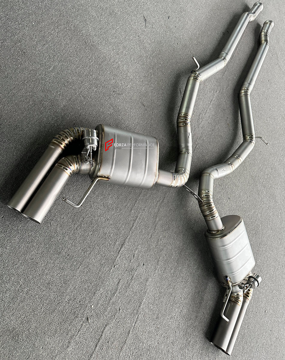 EXHAUST CATBACK MUFFLER for Mercedes Benz S Class S63 AMG C217 5.5T 2014 - 2017

Set includes:

Center Pipes
Mufflers with Valves
Material: Titanium (Can be made of Stainless Steel)

Production time: 10–15 days

Why “Contact Us for Pricing”?
We don’t display fixed prices because our goal is to offer you the most competitive deal possible. Product costs often decrease over time, and by requesting a quote, you’ll receive our most up-to-date price on market.

FEATURES:

Engineered through digital prototyping u