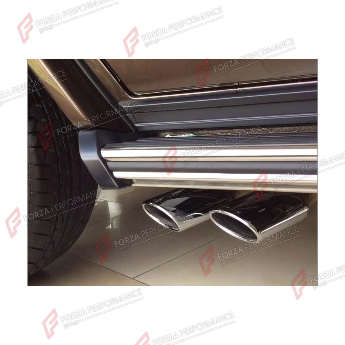 EXHAUST CATBACK MUFFLER for Mercedes-Benz G-Class W464 G350D 2019 - 2024

Set includes:

Side Pipes
Active Sound Muffler
Exhaust Tips
Electronic Remote Valve Control
Material: Stainless Steel (Can be made of Titanium)

Production time: 10–15 days

Why “Contact Us for Pricing”?
We don’t display fixed prices because our goal is to offer you the most competitive deal possible. Product costs often decrease over time, and by requesting a quote, you’ll receive our most up-to-date price on market.

FEATURES:

Engi