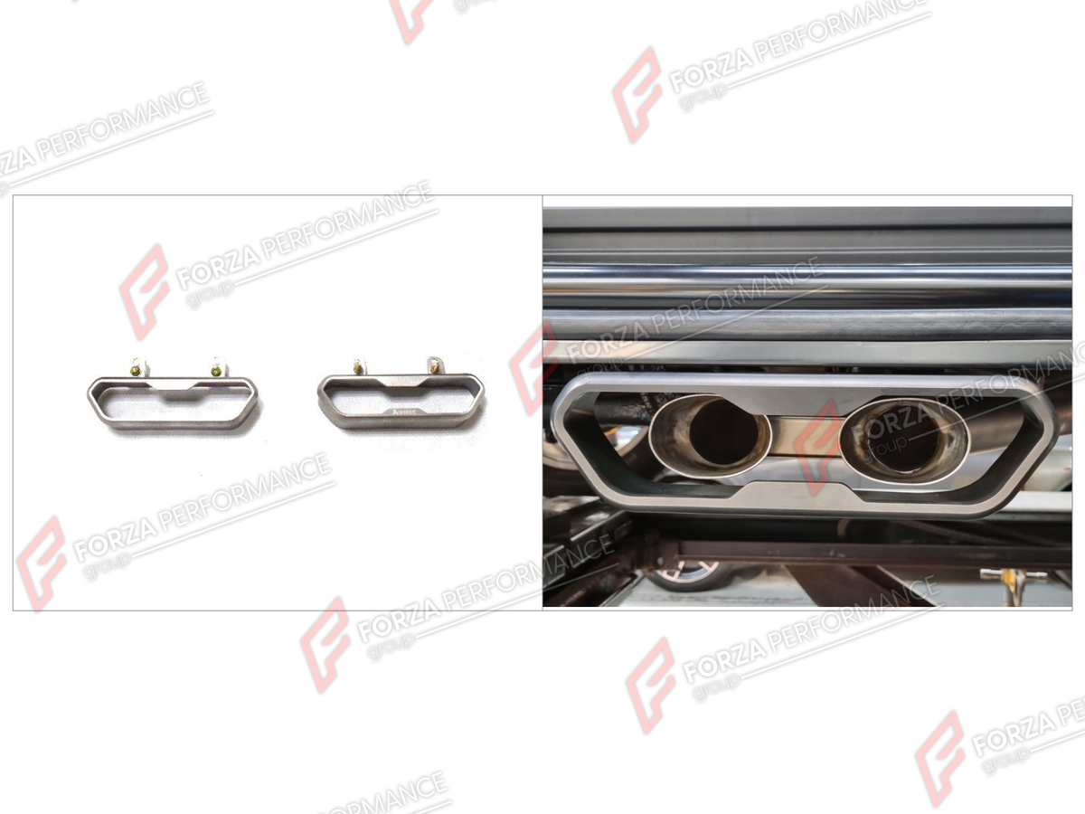 EXHAUST SYSTEM for MERCEDES-BENZ G-CLASS W464 G63 G500 2019 - 2024 FORZA PERFORMANCE custom fit AK Style

Set includes:

Exhaust Tips
Material: Stainless Steel (Can be made of Titanium)

Production time: 10–15 days

Why “Contact Us for Pricing”?
We don’t display fixed prices because our goal is to offer you the most competitive deal possible. Product costs often decrease over time, and by requesting a quote, you’ll receive our most up-to-date price on market.

FEATURES:

Engineered through digital prototypi