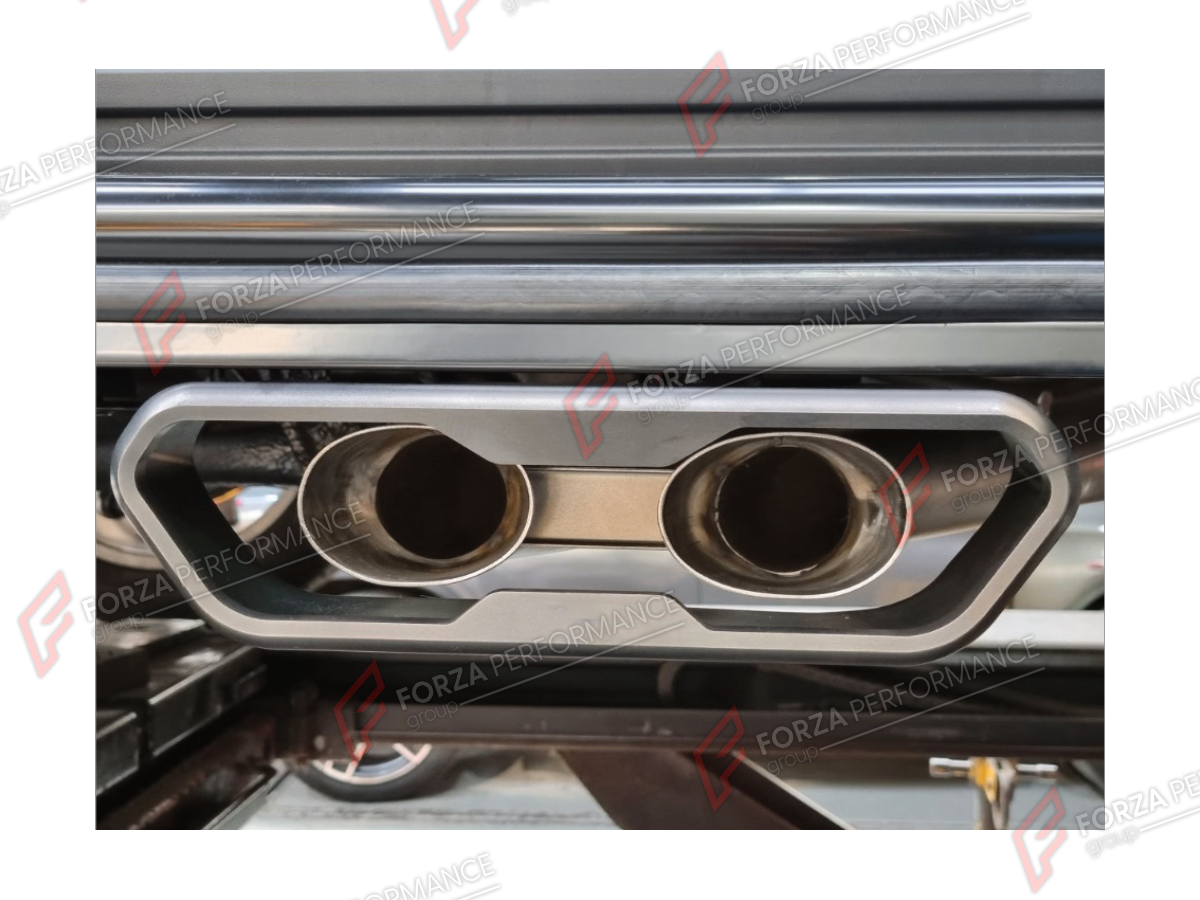 EXHAUST SYSTEM for MERCEDES-BENZ G-CLASS W464 G63 G500 2019 - 2024 FORZA PERFORMANCE custom fit AK Style

Set includes:

Exhaust Tips
Material: Stainless Steel (Can be made of Titanium)

Production time: 10–15 days

Why “Contact Us for Pricing”?
We don’t display fixed prices because our goal is to offer you the most competitive deal possible. Product costs often decrease over time, and by requesting a quote, you’ll receive our most up-to-date price on market.

FEATURES:

Engineered through digital prototypi