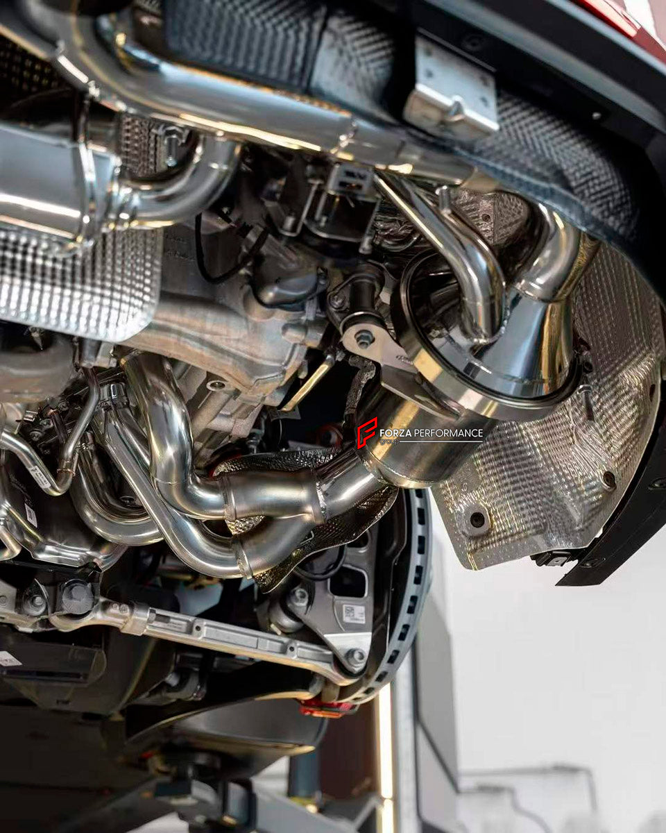 EXHAUST CATBACK MUFFLER for Porsche 911 992.2 GTS 2024+

Set includes:

X-Pipe
Valved Bypass Muffler
Exhaust Tips
Material: Stainless Steel (Can be made of Titanium)

Production time: 10–15 days

Why “Contact Us for Pricing”?
We don’t display fixed prices because our goal is to offer you the most competitive deal possible. Product costs often decrease over time, and by requesting a quote, you’ll receive our most up-to-date price on market.

FEATURES:

Engineered through digital prototyping using advanced 3D