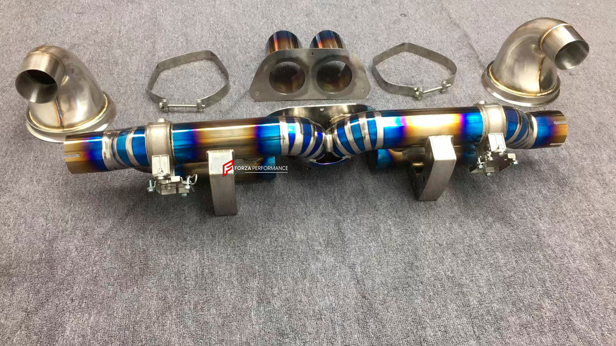 EXHAUST CATBACK MUFFLER for Porsche 911 992 GT3RS 2019+

Set includes:

X-Pipe
Valved Bypass Muffler
Exhaust Tips
Material: Titanium (Can be made of Stainless Steel)

Production time: 10–15 days

Why “Contact Us for Pricing”?
We don’t display fixed prices because our goal is to offer you the most competitive deal possible. Product costs often decrease over time, and by requesting a quote, you’ll receive our most up-to-date price on market.

FEATURES:

Engineered through digital prototyping using advanced 3D