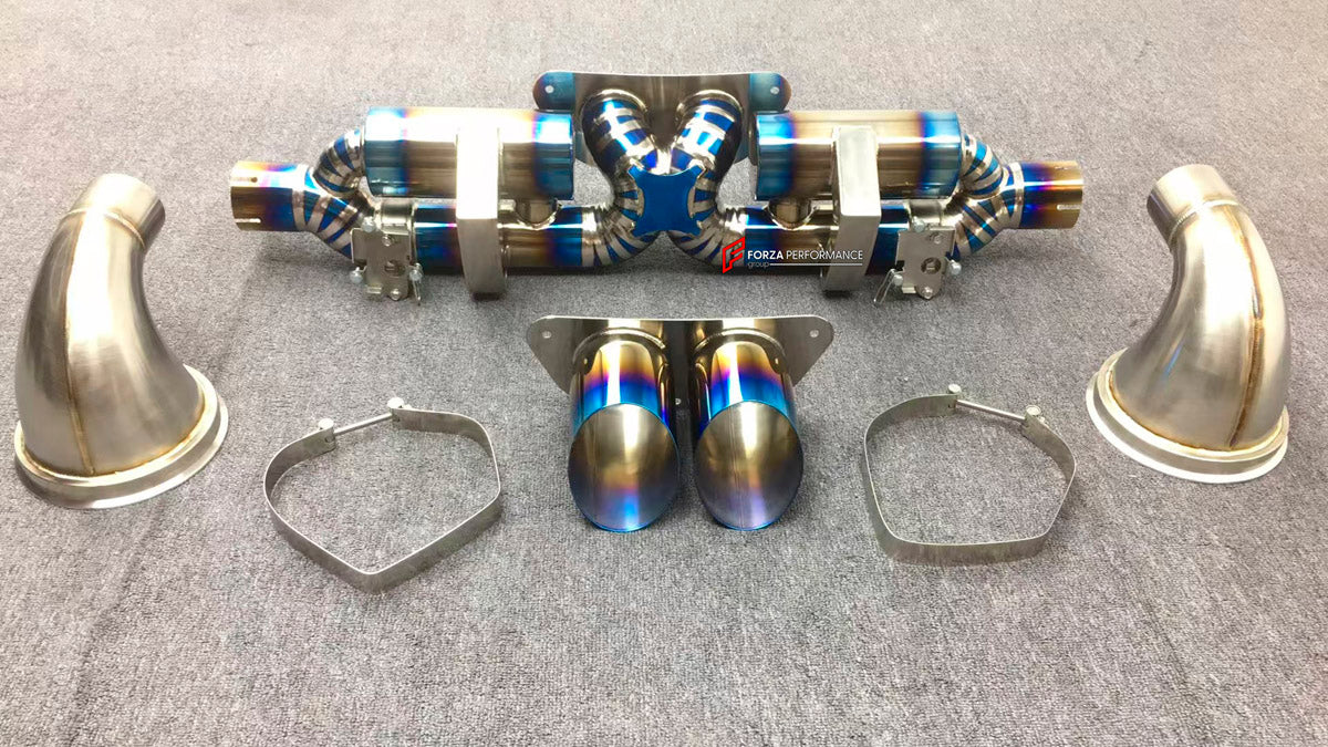 EXHAUST CATBACK MUFFLER for Porsche 911 992 GT3RS 2019+

Set includes:

X-Pipe
Valved Bypass Muffler
Exhaust Tips
Material: Titanium (Can be made of Stainless Steel)

Production time: 10–15 days

Why “Contact Us for Pricing”?
We don’t display fixed prices because our goal is to offer you the most competitive deal possible. Product costs often decrease over time, and by requesting a quote, you’ll receive our most up-to-date price on market.

FEATURES:

Engineered through digital prototyping using advanced 3D