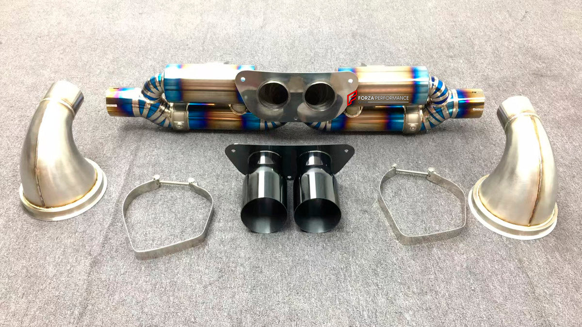 EXHAUST CATBACK MUFFLER for Porsche 911 992 GT3RS 2019+

Set includes:

X-Pipe
Valved Bypass Muffler
Exhaust Tips
Material: Titanium (Can be made of Stainless Steel)

Production time: 10–15 days

Why “Contact Us for Pricing”?
We don’t display fixed prices because our goal is to offer you the most competitive deal possible. Product costs often decrease over time, and by requesting a quote, you’ll receive our most up-to-date price on market.

FEATURES:

Engineered through digital prototyping using advanced 3D